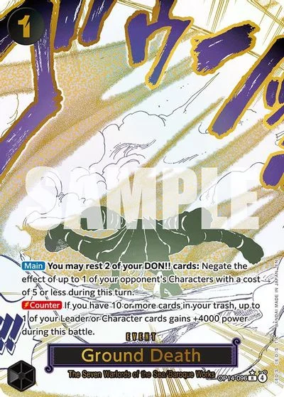 Ground Death [Alternate Art] OP14-096