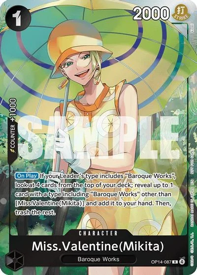Miss.Valentine Mikita [Dash Pack] OP14-087
