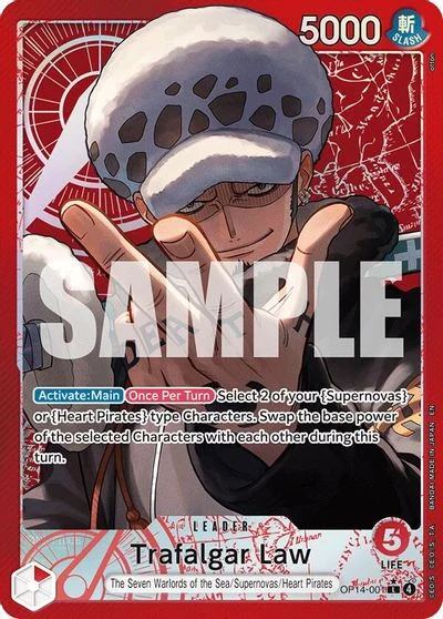 Trafalgar Law [Alternate Art] OP14-001