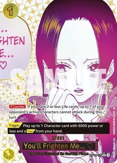 You'll Frighten Me [Alternate Art] OP14-118