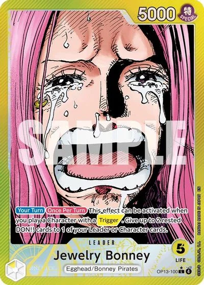 Jewelry Bonney [Alternate Art] OP13-100