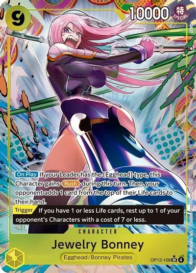 Jewelry Bonney [Alternate Art] OP13-108