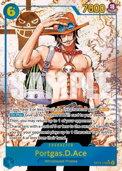 Portgas.D.Ace [Alternate Art] OP13-119