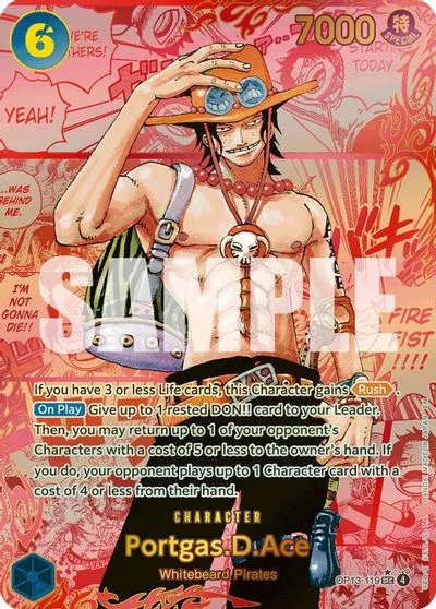 Portgas.D.Ace [Red Manga] OP13-119