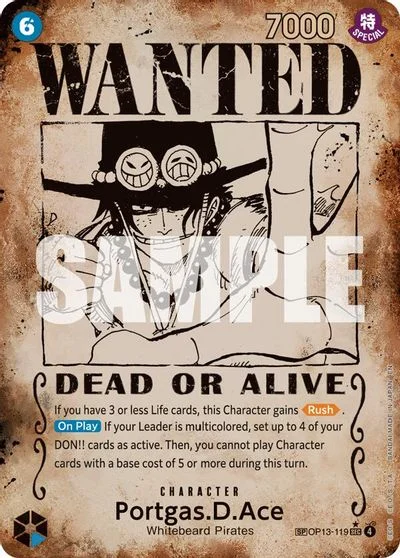 Portgas.D.Ace [Wanted] OP13-119