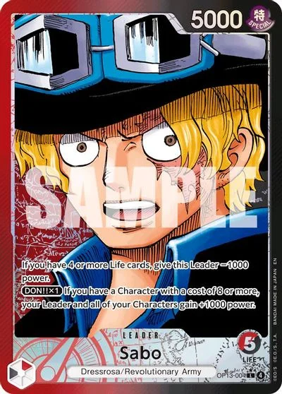 Sabo [Alternate Art] OP13-004