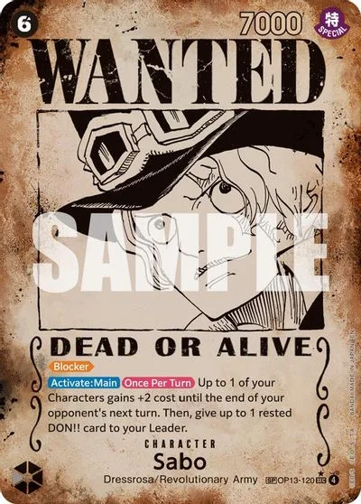 Sabo [Wanted] OP13-120