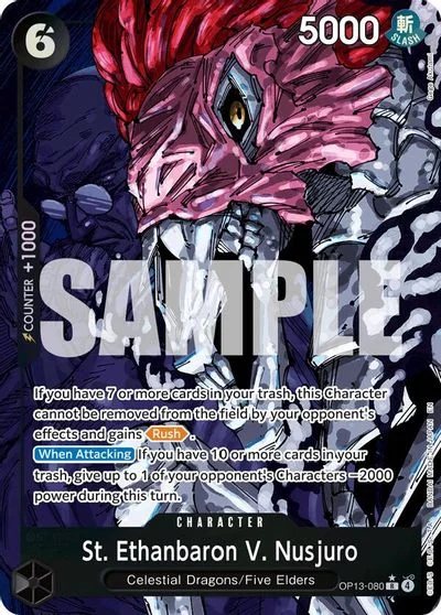 St. Ethanbaron V. Nusjuro [Alternate Art] OP13-080
