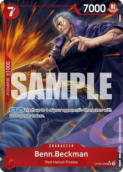 Benn.Beckman [Alternate Art] OP09-009