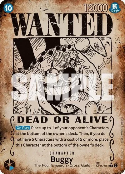 Buggy [Wanted Poster Foil] OP09-051