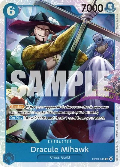 Dracule Mihawk [Foil] OP09-048