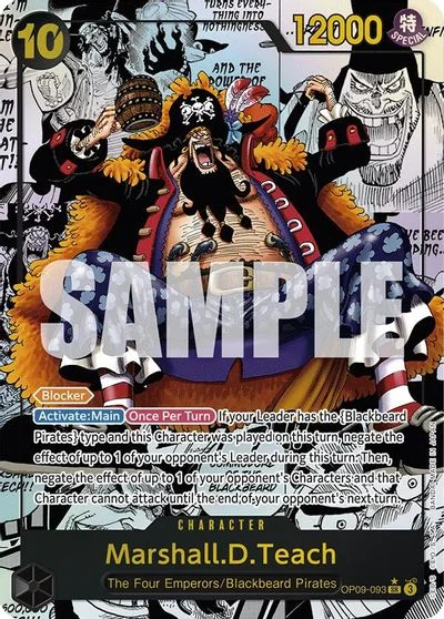 Marshall.D.Teach [Manga] OP09-093