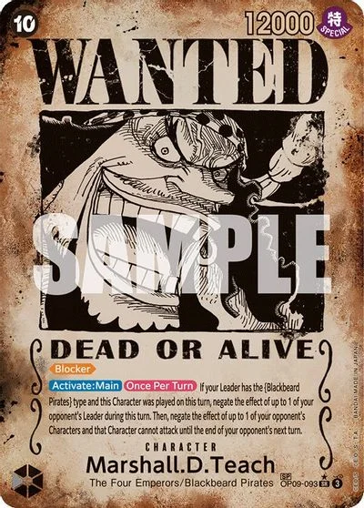 Marshall.D.Teach [Wanted Poster] OP09-093
