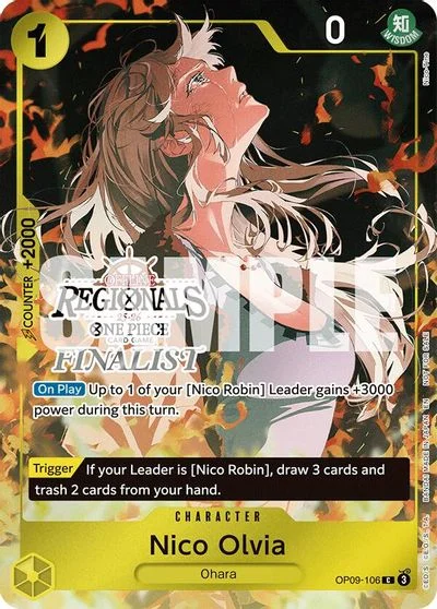 Nico Olvia [Offline Regionals Finalist] OP09-106