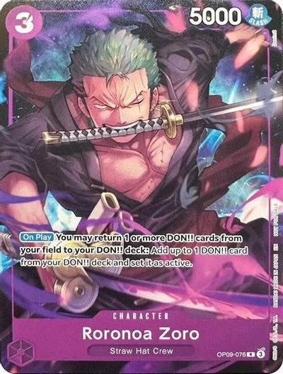 Roronoa Zoro [Welcome Pack Vol. 2] OP09-076