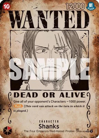 Shanks [Wanted Poster] OP09-004