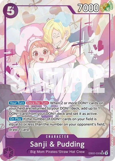 Sanji & Pudding [Alternate Art] EB02-035