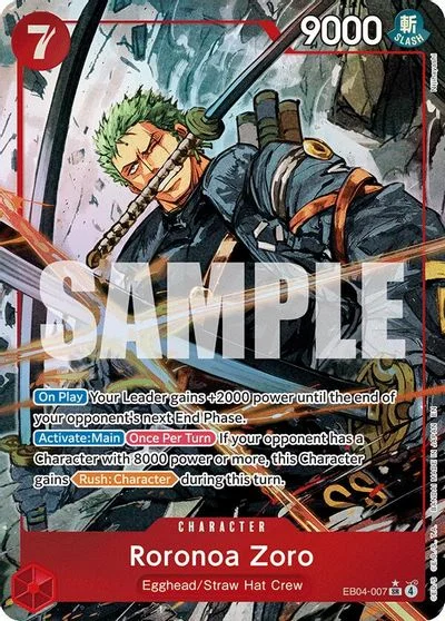 Roronoa Zoro [Alternate Art] EB04-007