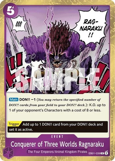 Conquerer of Three Worlds Ragnaraku EB01-039