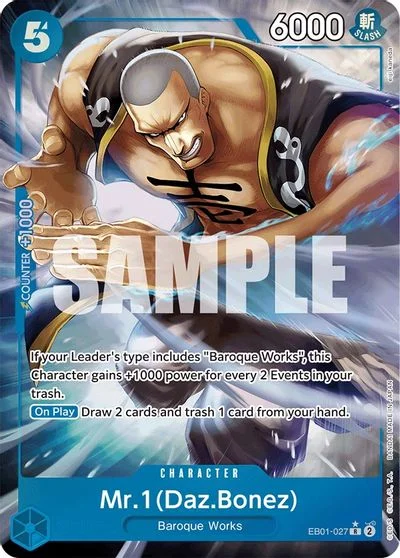 Mr. 1 Daz.Bonez [Alternate Art] EB01-027