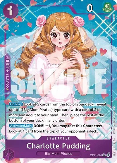 Charlotte Pudding [Alternate Art] OP11-070