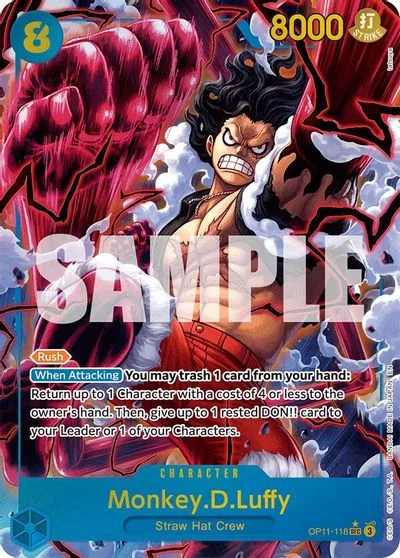 Monkey.D.Luffy [Alternate Art] OP11-118
