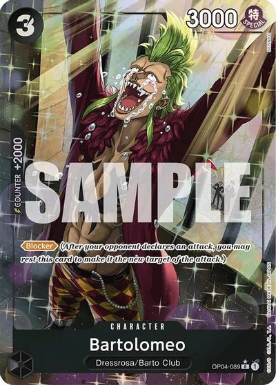 Bartolomeo [Alternate Art PRB01] OP04-089