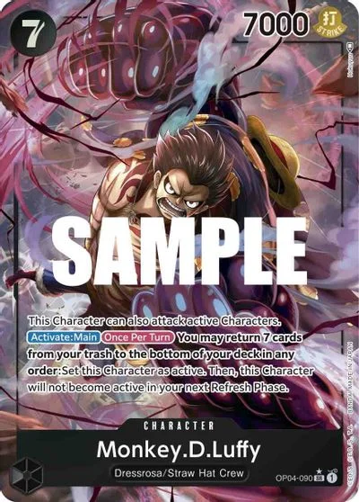 Monkey.D.Luffy [Alternate Art] OP04-090