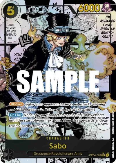 Sabo [Alternate Art Manga] OP04-083