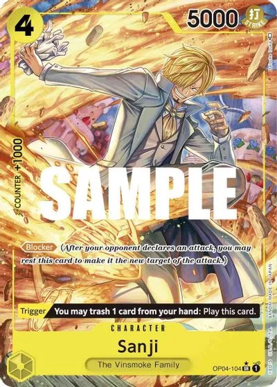 Sanji [Alternate Art] OP04-104