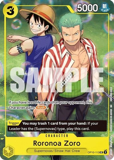 Roronoa Zoro [Set Sail Event] OP10-113