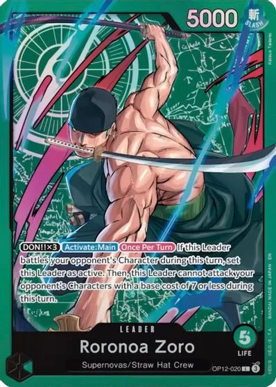 Roronoa Zoro [Zoro Deck Foil] OP12-020