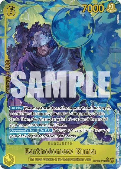 Bartholomew Kuma [Alternate Art] OP12-119