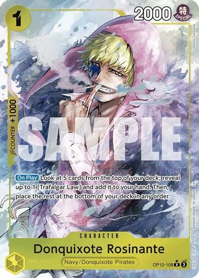 Donquixote Rosinante [Alternate Art] OP12-108