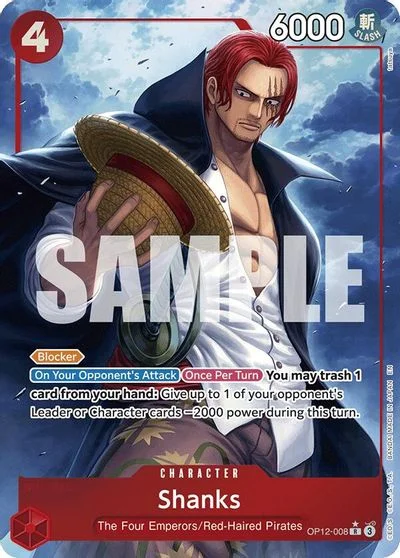 Shanks [Alternate Art] OP12-008