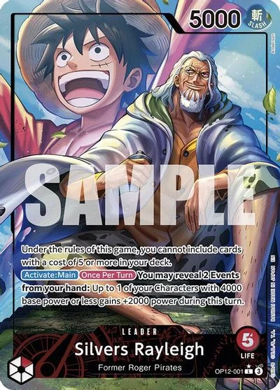 Silvers Rayleigh [Alternate Art] OP12-001