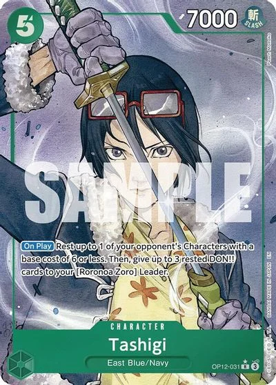 Tashigi [Alternate Art] OP12-031