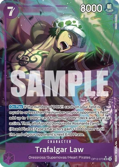 Trafalgar Law [Alternate Art] OP12-073