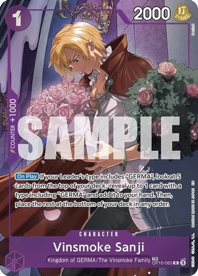 Vinsmoke Sanji [TR] OP10-063