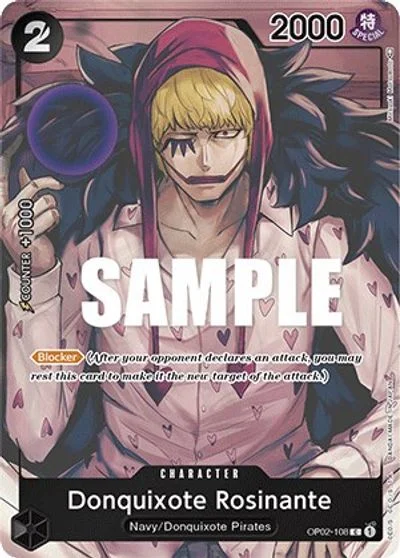 Donquixote Rosinante [Box Topper] OP02-108