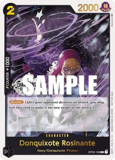 Donquixote Rosinante [Store Championship] OP02-108