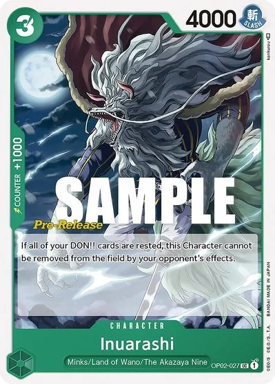 Inuarashi [Pre-release] OP02-027