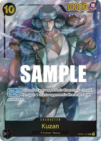 Kuzan [Alternate Art] OP02-121