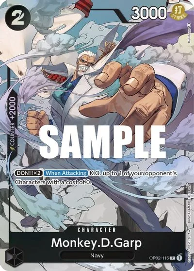 Monkey.D.Garp [Alternate Art] OP02-115