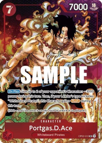 Portgas.D.Ace [Alternate Art] OP02-013