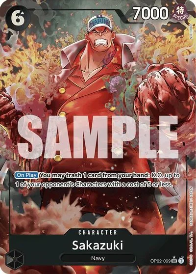 Sakazuki [Alternate Art PRB01] OP02-099