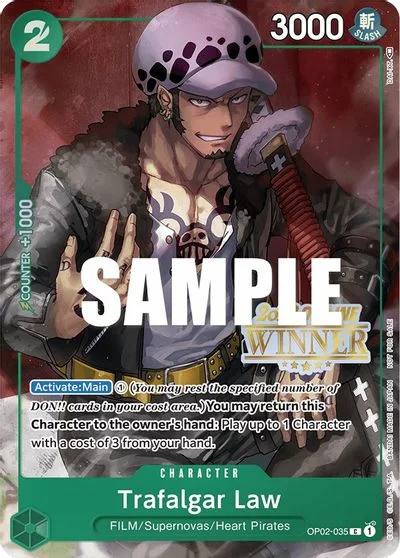 Trafalgar Law [Winner] OP02-035
