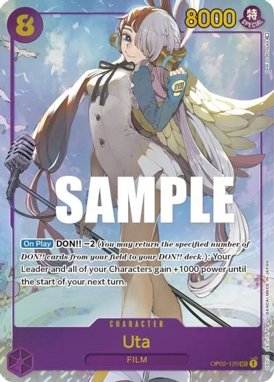Uta [Alternate Art] OP02-120
