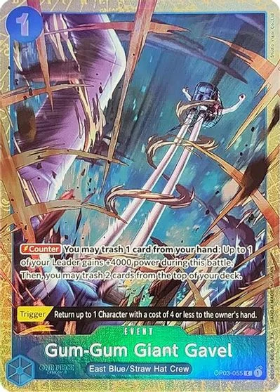 Gum-Gum Giant Gavel OP03-055