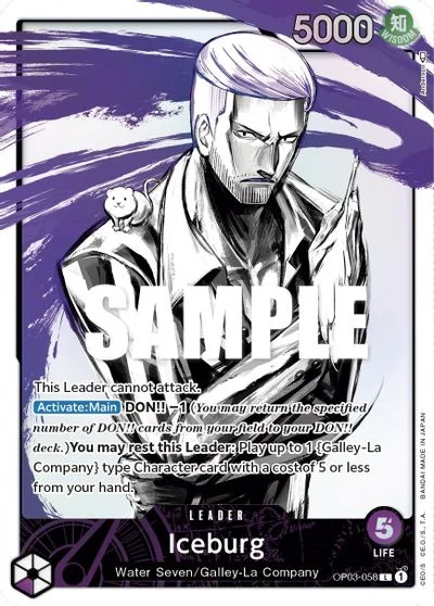 Iceburg [Alternate Art] OP03-058